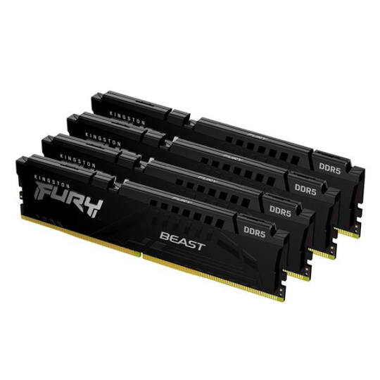 128GB 5200MT/s DDR5 CL40 DIMM (Kit of 4) FURY Beast Black XMP