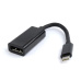 Gembird adaptér USB-C (M)  na DisplayPort (F), 0.15m kábel, čierny