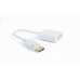 Gembird adaptér DisplayPort v.1 (M) na Dual Link DVI (F) 0.1m kábel, biely