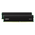 Crucial Pro 32GB Kit (2x16GB) DDR4-3200 UDIMM CL22 (8Gbit/16Gbit) with heatsink