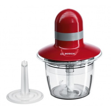 BOSCH_400 W, momentový stupeň, plastová nádoba 800 ml, univerzálny nôž z nehrdzavejúcej ocele, cervena/antracit BOSCH_400 W, momentový stupeň, plastová nádoba 800 ml, univerzálny nôž z nehrdzavejúcej ocele, cervena/antracit