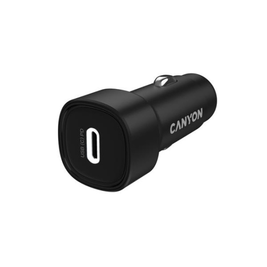 Canyon OnDrive 30, univerzálna autonabíjačka, 1x USB-C, výkon 30 W