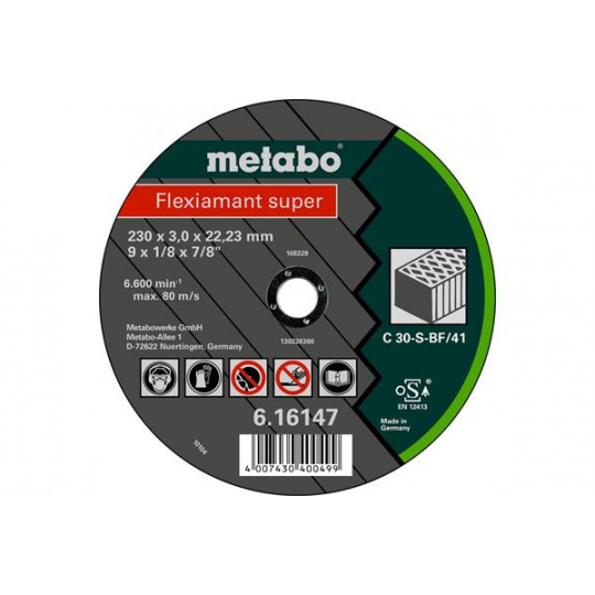 Metabo Flexiamant super 125x2,5x22,2 kameň     