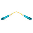 Optický kábel LC/PC-LC/PC, 5m Duplex OS2(9/125µm), LSOH, 2mm, žltý