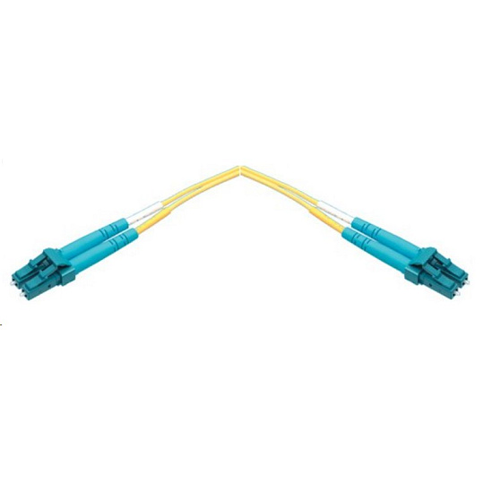 Optický kábel LC/PC-LC/PC, 5m Duplex OS2(9/125µm), LSOH, 2mm, žltý Optický kábel LC/PC-LC/PC, 5m Duplex OS2(9/125µm), LSOH, 2mm, žltý