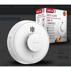 SAFE 10YHT-RF - Bezdrátový teplotní hlásič požáru SAFE 10YHT-RF - Bezdrátový teplotní hlásič požáru