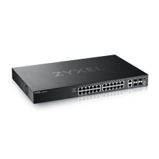 ZyXEL XGS2220-30, L3 Access Switch, 24x1G RJ45 2x10mG RJ45, 4x10G SFP+ Uplink, incl. 1 yr NebulaFlex Pro