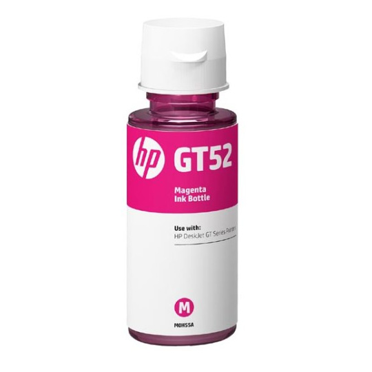 HP originál ink bottle M0H55AE, No.GT52, magenta, 8000str., 70ml, HP DeskJet GT serie,