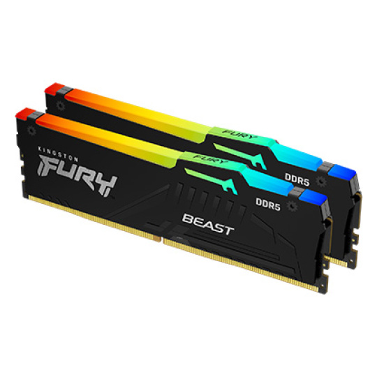 64GB 6000MT/s DDR5 CL30 DIMM (Kit of 2) FURY Beast RGB EXPO