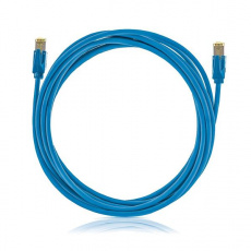 patch kábel Cat6A, STP, LSOH - 5m , modrý