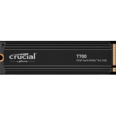 Crucial T700 1TB PCIe Gen5 NVMe M.2 SSD with heatsink