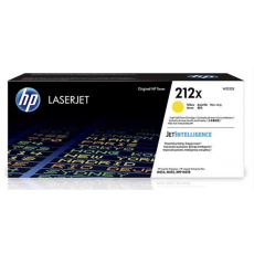 Žltá originálna tonerová kazeta s vysokou výťažnosťou HP 212X LaserJet (10 000 strán)