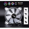 1stCOOL AURA EVO ARGB PWM Crystal 12cm fan