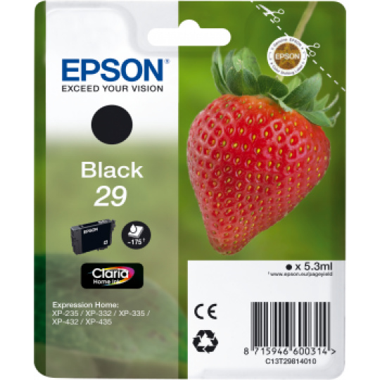 Epson atrament XP-332 black L