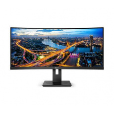 Philips 346B1C/00 34" VA LED 3440x1440 50 000 000:1 5ms 300cd HDMI DP USB-C dock repro cierny