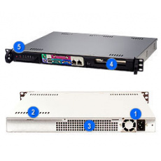 Supermicro® CSE513F-350B 1U chassis