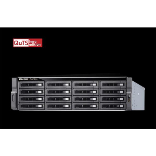 QNAP™ TS-h1677AXU-RP-R7-32G  16x3.5" HDD AMD Ryzen™ 7 7745Pro 8-core 32GB DDR5 2 x 10GbE RJ45