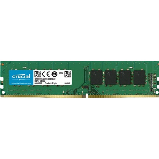 Crucial 16GB DDR4-3200 UDIMM CL22 (8Gbit/16Gbit)