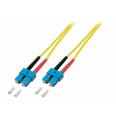 opt. duplex kabel, MM, 50/125, LC/SC, LSOH, (OM3), 1m
