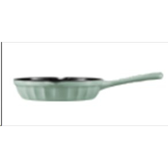 BUYDEEM Liatinová panvica 21 cm, model CP542, Farba zelená BUYDEEM Liatinová panvica 21 cm, model CP542, Farba zelená