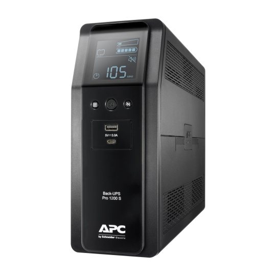 Back UPS Pro BR 1200VA, Sinewave,8 Outlets, AVR, LCD interface
