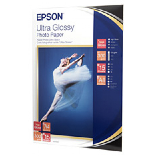 Epson papier Ultra Glossy Photo, 300g/m, A4, 15ks