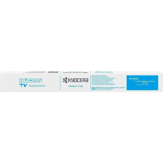 KYOCERA TK-8595C Toner cyan na 24 000 A4 (pri 5% pokrytí), preTASKalfa MZ5001ci/MZ6001ci/MZ7001ci