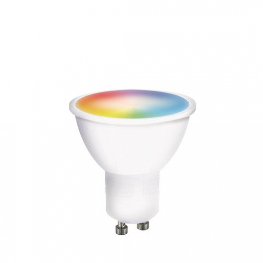 Solight LED SMART WIFI žiarovka, GU10, 5W, RGB, 400lm Solight LED SMART WIFI žiarovka, GU10, 5W, RGB, 400lm