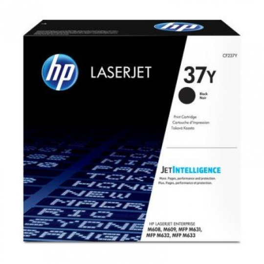 HP 37Y Extra High Yield Black Original LaserJet Toner Cartridge (CF237Y)