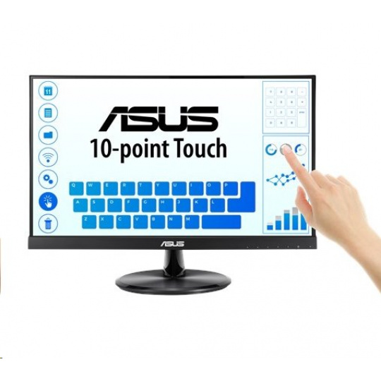 ASUS 21,5" IPS Touch 10-point 1920x1080 100mil:1 5ms 250cd HDMI, D-Sub speakers black