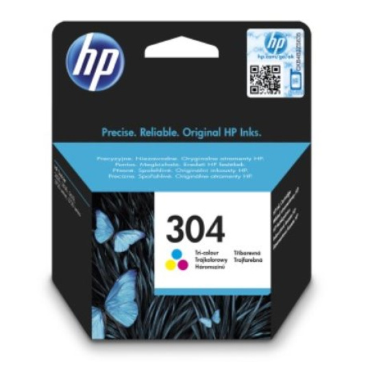 HP 304, Tri-color, 100str.Cartridge