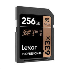 256GB Lexar® Professional 633x SDXC™ UHS-I cards, up to 95MB/s read 45MB/s write C10 V30 U3, Global 256GB Lexar® Professional 633x SDXC™ UHS-I cards, up to 95MB/s read 45MB/s write C10 V30 U3, Global