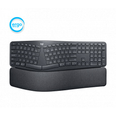 Logitech® K860 ERGO Wireless keyboard, US INTL, GRAPHITE