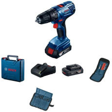 BOSCH GSB 180-LI Profi akumulátorový príklepový vrtací skrutkovač, kufor BOSCH GSB 180-LI Profi akumulátorový príklepový vrtací skrutkovač, kufor
