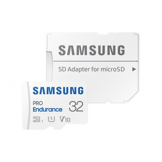 32 GB . microSDXC karta Samsung PRO Endurance + SD adaptér