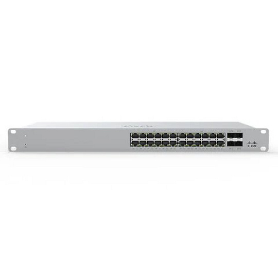 Meraki MS120-24P 1G L2 Cld -Mngd 24x GigE 370W PoE Switch