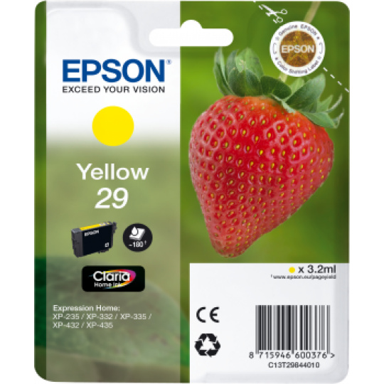 Epson atrament XP-332 yellow L