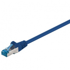 patch kábel Cat6A, SFTP, LS0H - 0,5m, modrý