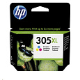 Trojfarebná originálna atramentová kazeta HP 305XL s vysokou výťažnosťou