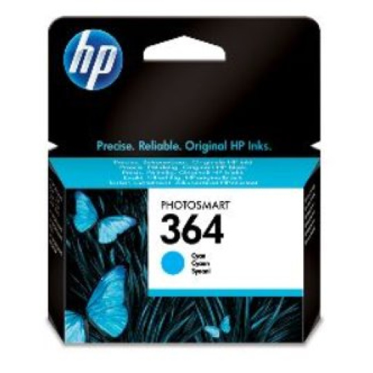 HP 364 Cyan Inkjet Print Cartridge- Blister