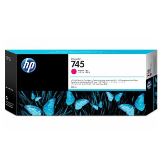 HP 745 300-ml Magenta Ink Cartridge