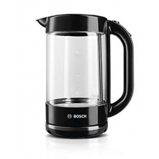 BOSCH_2000-2400 W,filter v lieviku,skryté výhrevné teleso,auto vyp. objem 1,7 l, sklo/čierna BOSCH_2000-2400 W,filter v lieviku,skryté výhrevné teleso,auto vyp. objem 1,7 l, sklo/čierna