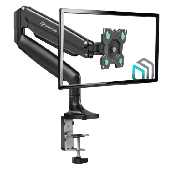 ONKRON Monitor Desk Mount for 13 to 32-Inch LED LCD Flat Monitors up to 9 kg, Black