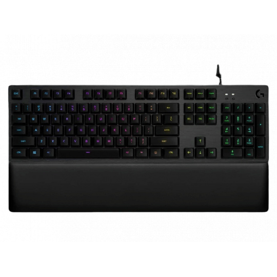 Logitech® G513 CARBON LIGHTSYNC RGB Mechanical Gaming Keyboard, GX Brown - CARBON - UK - USB - N/A - INTNL - TACTILE