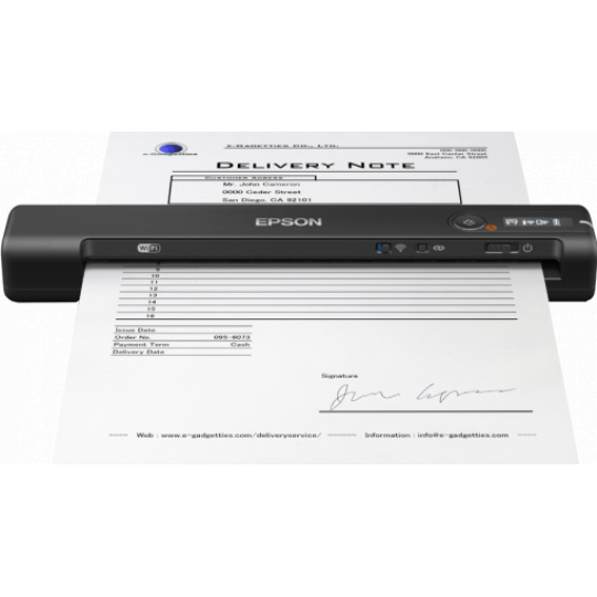 Epson skener WorkForce ES-60W A4 prenosny, USB, WiFi