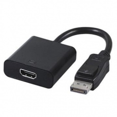 Gembird adaptér DisplayPort (M) na HDMI (F), kábel 0.1m, čierny