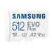 512 GB . microSDXC karta Samsung EVO Plus + adapter ( trieda U3,V30,A2 )