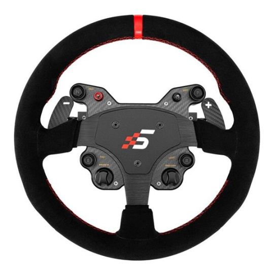 SIMAGIC GT1 Round Steering Wheel 330 mm, Shifter Paddles, QR70, suede SIMAGIC GT1 Round Steering Wheel 330 mm, Shifter Paddles, QR70, suede