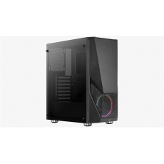 Aerocool MLG Zauron Saturn, skrinka ATX, RGB LED ventilátor, čierna, bez zdroja Aerocool MLG Zauron Saturn, skrinka ATX, RGB LED ventilátor, čierna, bez zdroja