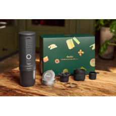 Outin Nano Vianočný set - prenosný kávovar (vesmírne sivý) + Basket Plus sada Outin Nano Vianočný set - prenosný kávovar (vesmírne sivý) + Basket Plus sada